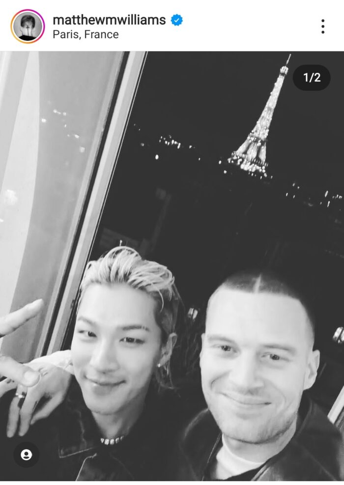 Тэян из BIGBANG поделился фото со встречи с креативным директором Givenchy