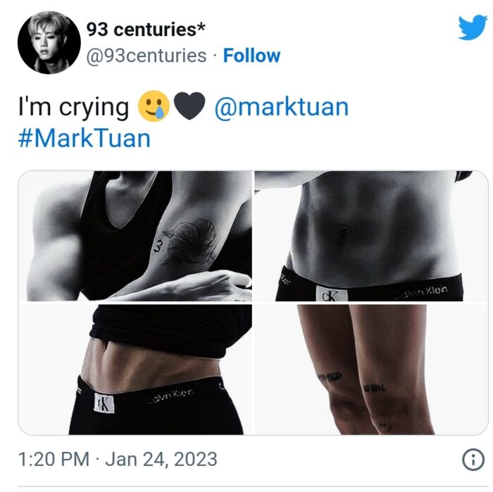 Марк Туан из GOT7 ошеломил фанатов горячими фото для Calvin Klein