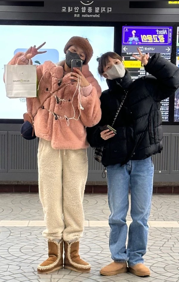 Сольхён и Джимин из AOA продемонстрировали крепкую дружбу на новых фото