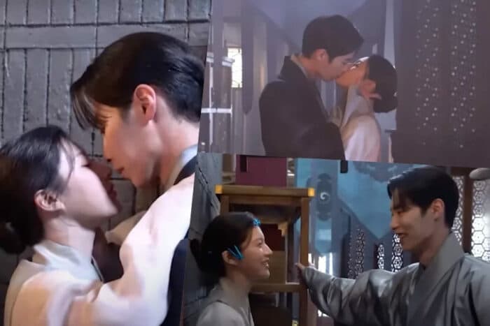 Ли Джэ Ук и Го Юн Джон на съемках сцены поцелуя в дораме «Алхимия душ 2»