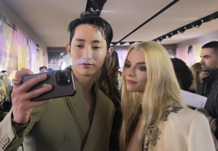 Ли Су Хёк встретился со звездой сериала «Ход королевы» на показе Dior