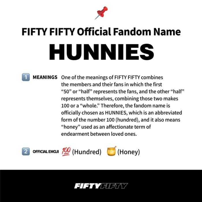 Группа новичков FIFTY FIFTY объявила официальное название своего фандома