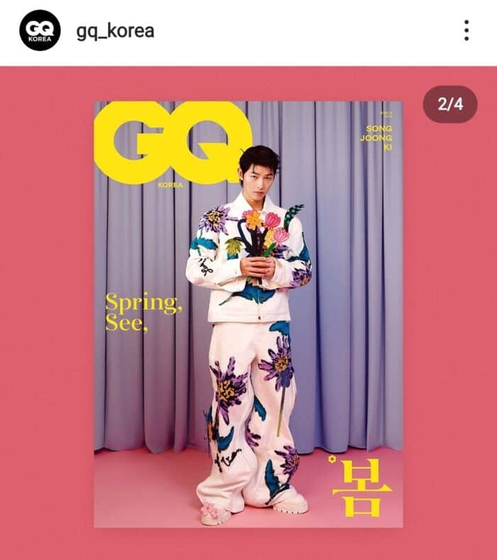 Сон Джун Ки встречает весну на обложке GQ Korea