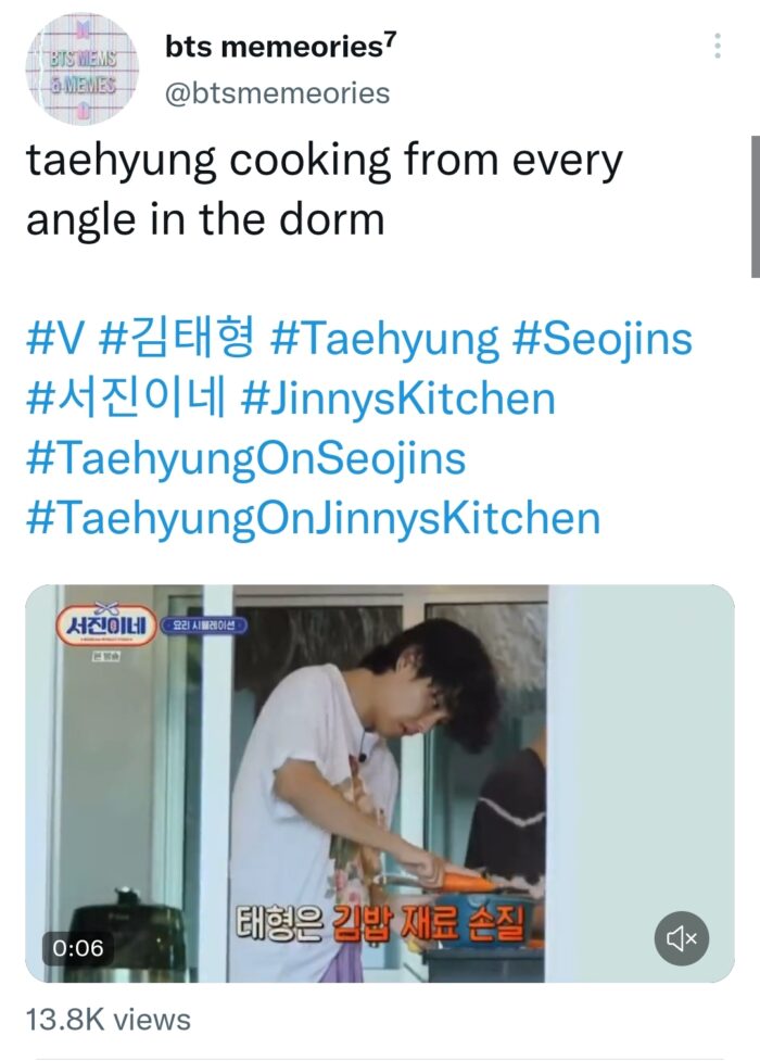 10+ обязательных к просмотру моментов с Ви из BTS в первом эпизоде шоу «Seojin’s Korean Street Food»