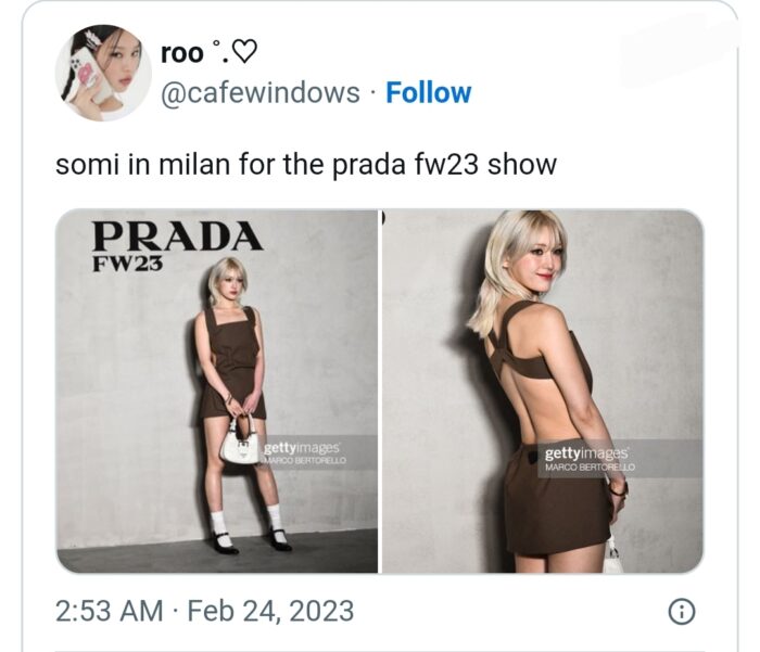 Айдолы на Миланской неделе моды 2023