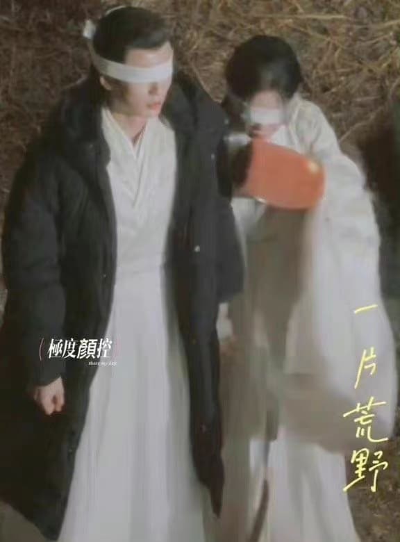 Чжан Лин Хэ и Юй Шу Синь на съёмках новой дорамы "Моё путешествие к тебе"