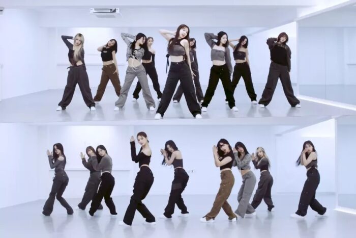 TWICE представили танцевальную практику на англоязычную песню «MOONLIGHT SUNRISE»
