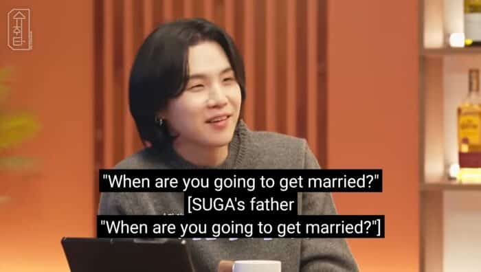 Отец Шуги из BTS настаивает на том, чтобы он поскорее женился