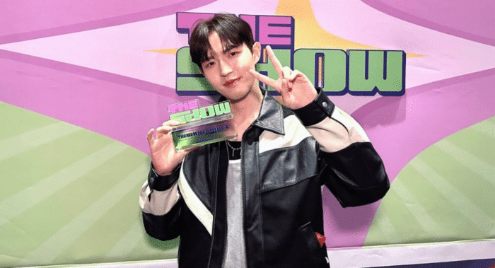 Ким Джэ Хван забрал первую победу с песней "Spring Breeze" на SBS MTV "The Show"