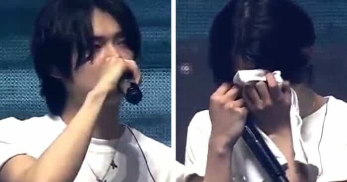 Ёнджун из TXT расплакался во время концерта