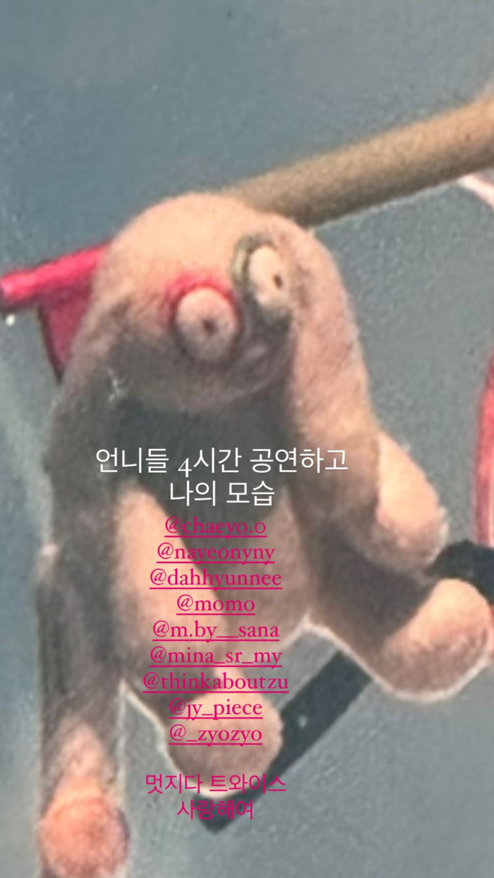 Чон Соми показывает свою любовь к TWICE на их концерте в Сеуле