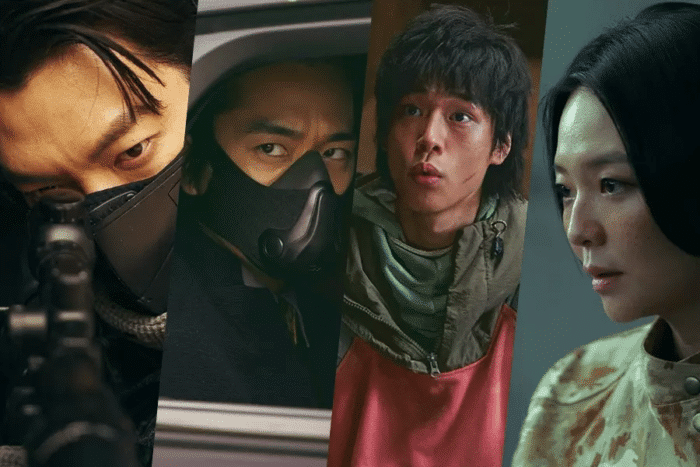 Ким У Бин, Сон Сын Хон, Кан Ю Сок и Исом — выжившие в загрязненном будущем в дораме «Черный рыцарь»