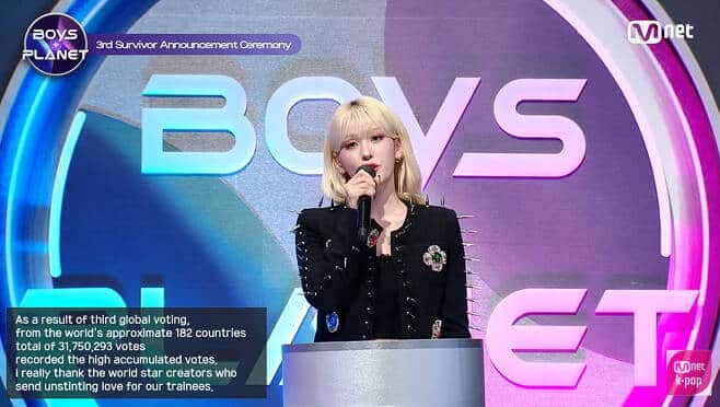 Бывшая участница I.O.I Чон Соми удивила участников и зрителей появлением на шоу "Boys Planet"