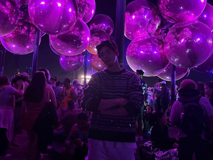 Ча Ыну из ASTRO посетил вечеринку BLACKPINK "Pinkchella" после фестиваля Coachella