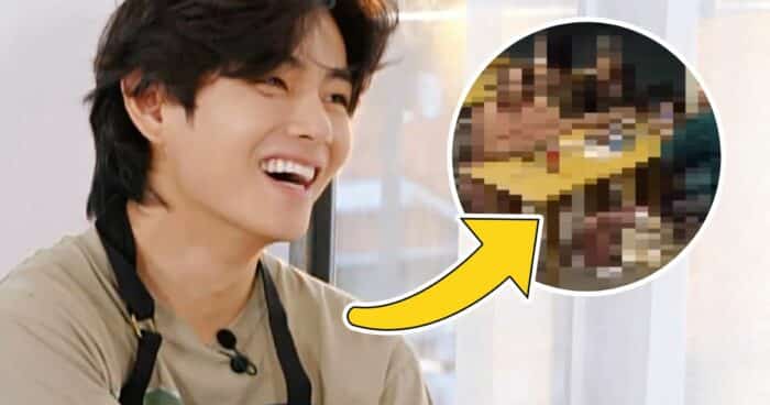 Неожиданная обожательница узнала Ви из BTS на шоу "Seojin’s Korean Street Food»