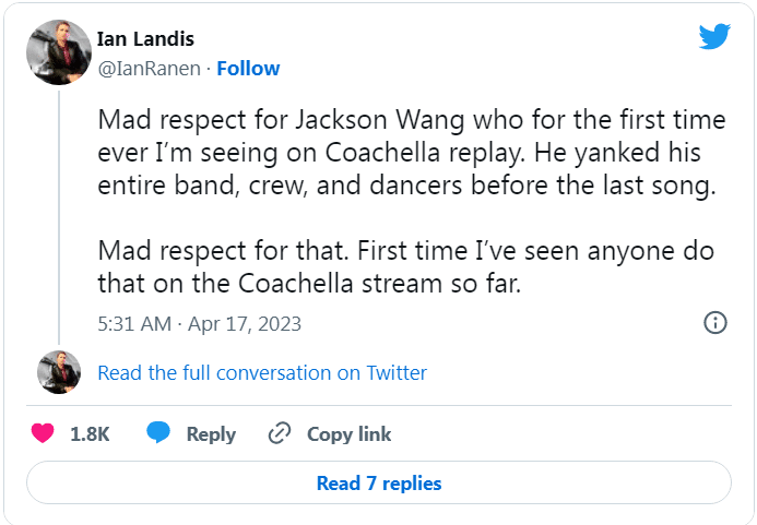 Отношение Джексона из GOT7 к его команде и танцорам на Coachella показало его истинную личность