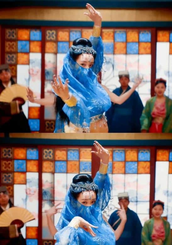 Красавицы с голубыми вуалями из китайских дорам