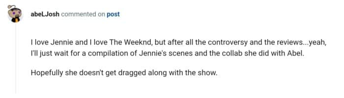Первые зрители сериала "Идол" уточнили подробности роли Дженни из BLACKPINK