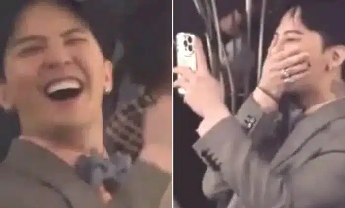 G-Dragon смеется на свадьбе Se7en и Ли Да Хэ