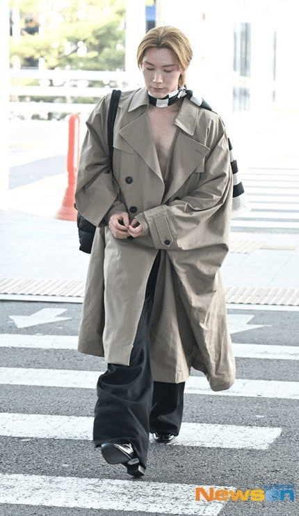 Тэн из NCT привлёк внимание из-за проблем с одеждой в аэропорту