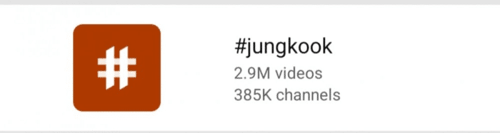YouTube-феномен Чонгука из BTS: имя Чонгука – самый часто используемый хэштег на YouTube