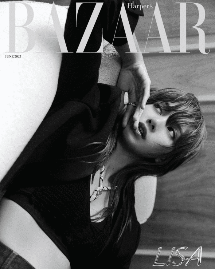 Харизматичная Лиса из BLACKPINK на обложке июньского выпуска Harper's Bazaar