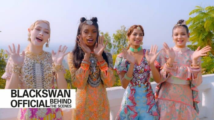 BLACKSWAN веселятся на съёмках нового клипа «Karma» в Индии