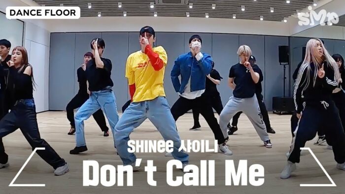 SHINee выпустили танцевальную практику к «Don't Call Me» спустя 2 года после релиза