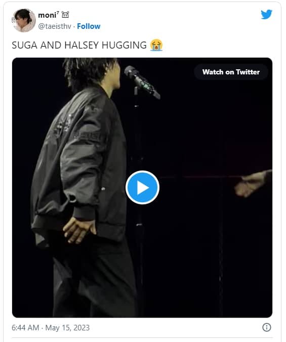 Halsey выступила на концерте Шуги из BTS и поделилась совместными фото