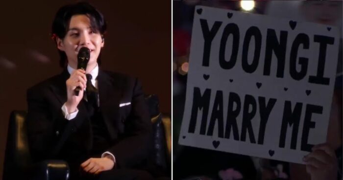 Шуга из BTS наконец отреагировал на предложение о браке