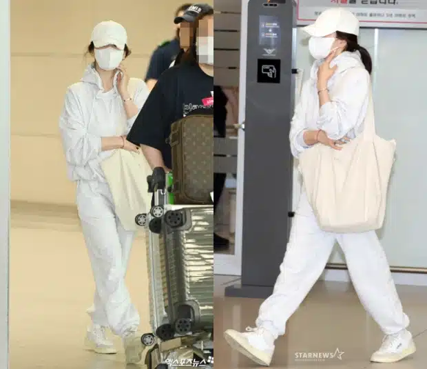 Сон Хе Гё и Ча Ыну из ASTRO прибыли в аэропорт Инчхон после мероприятия во Франции