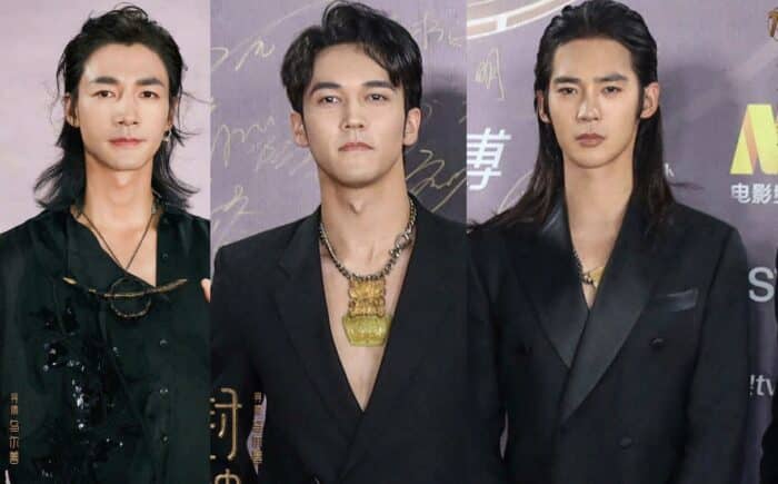 Брутальные образы актёров фильма "Возвышение в ранг духов" на Weibo Movie Night Festival 2023