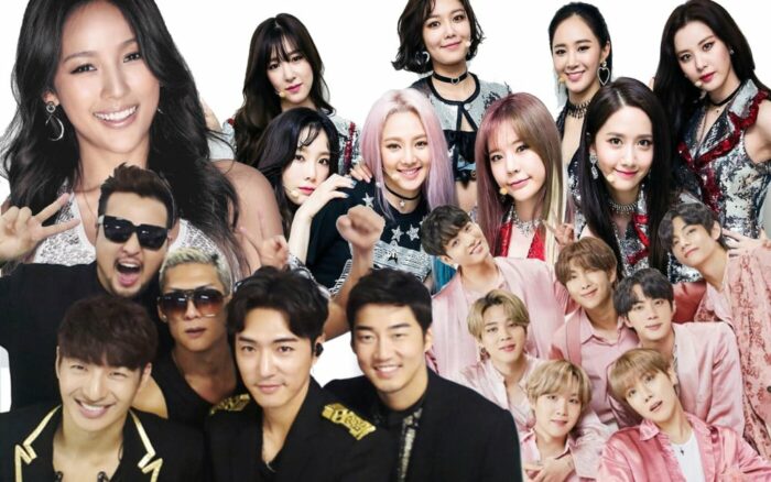 Какие топовые K-pop артисты были наиболее популярны среди широкой публики?