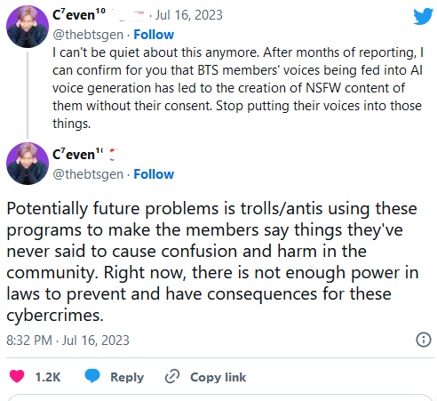 Чонгук из BTS поделился честным мнением по поводу ИИ-каверов