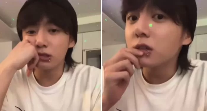 Чонгук из BTS извинился перед фанатами за пирсинг губы