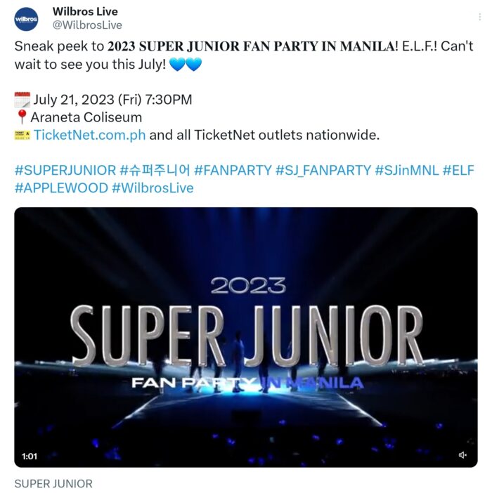 Super Junior возвращаются в Манилу для проведения фанвечеринки