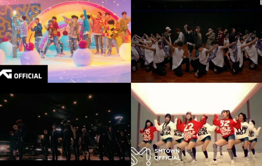 Песни К-поп групп, название которых содержит имя группы