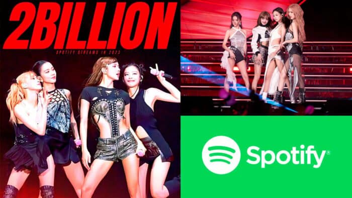 BLACKPINK - первая женская группа, которая преодолела 2 миллиарда прослушиваний на Spotify в 2023 году