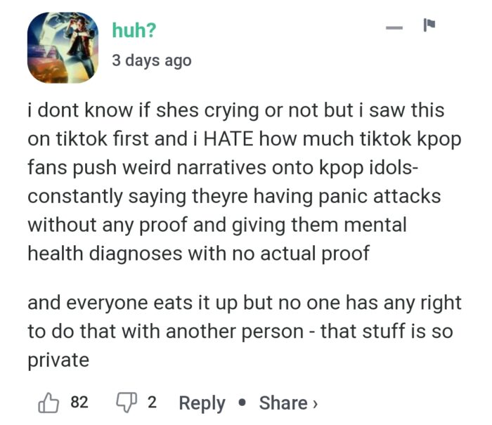 Мнения нетизенов о слезах Дженни из BLACKPINK во время выступления разделились