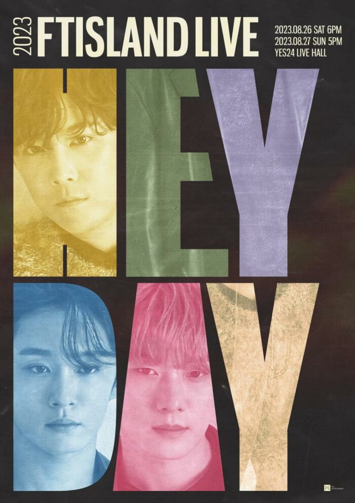 F.T. Island объявили о предстоящем концерте «HEY DAY» в Сеуле