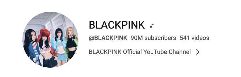 BLACKPINK установили новый исторический рекорд, набрав больше 90 миллионов подписчиков на YouTube
