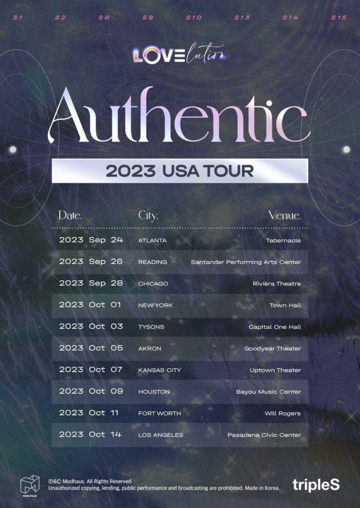 tripleS объявили даты и города своего первого мирового тура «Authentic»