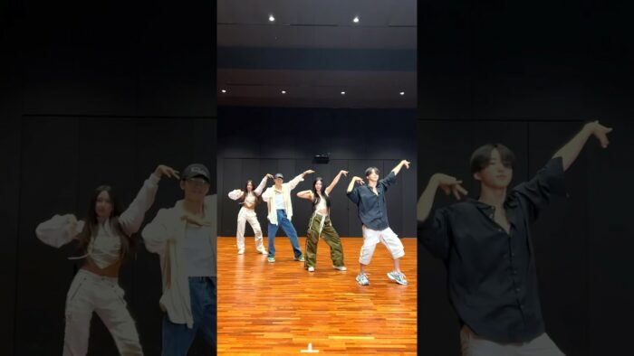 Хоши и Вону из SEVENTEEN танцуют челлендж «Super Shy» вместе с Хэрин и Хеин из NewJeans + реакция нетизенов