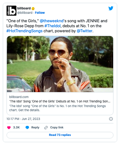 Дженни из BLACKPINK впервые попадает в чарт Billboard Hot Trending Songs в качестве сольной исполнительницы