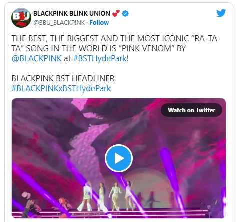 BLACKPINK вошли в историю, как первая K-Pop группа, ставшая хедлайнером фестиваля British Summer Time Hyde Park
