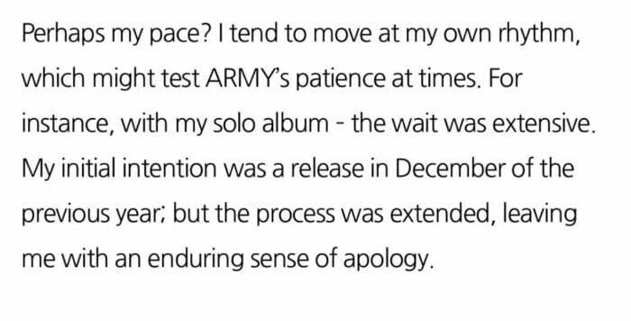 Ви из BTS извинился перед фанатами в новом интервью "W Korea", но поклонники не согласны с кумиром