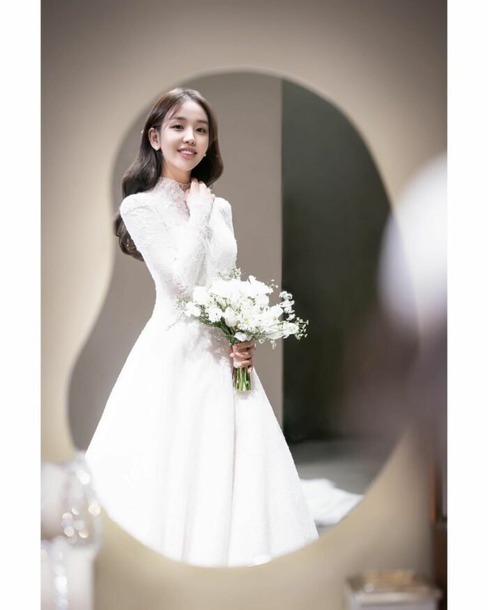 Бэк А Ён поделилась красивыми фото из свадебной фотосессии