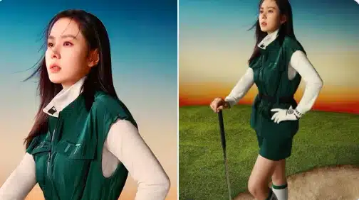 Почему Сон Е Джин хвасталась "гольф-свиданием с Хён Бином": актриса стала моделью бренда одежды для гольфа