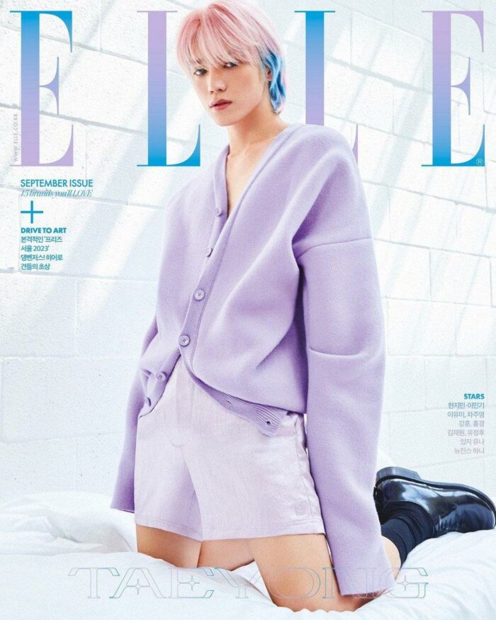 Тэён из NCT излучает яркость и свободолюбие на обложке Elle Korea + интервью