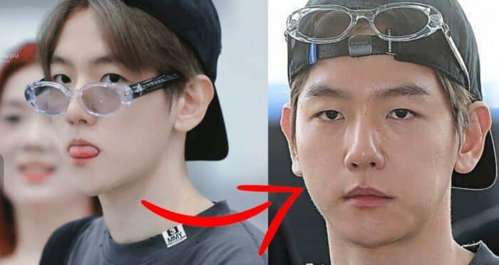 Бэкхёна из EXO раскритиковали за то, что он выглядел «старым» на фото в аэропорту, но Эри встали на защиту айдола